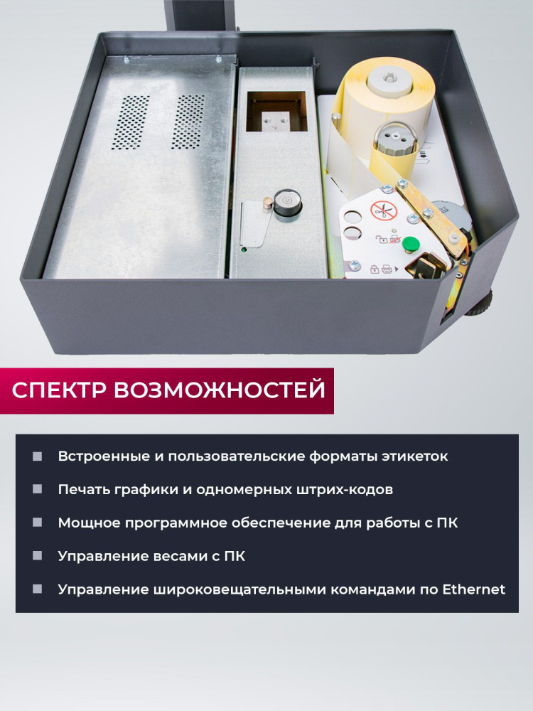 картинка Весы с печатью этикеток ШТРИХ-ПРИНТ ФI от Ритейл Сервис 24